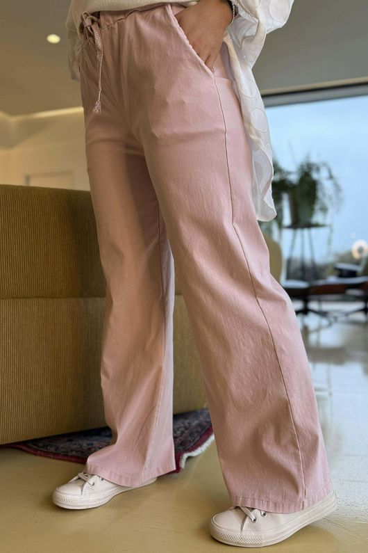 Luxury Wide Leg Magic Trouser Rosewater
